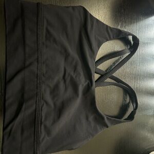 Lululemon Athletica Black Strappy Sports Bra